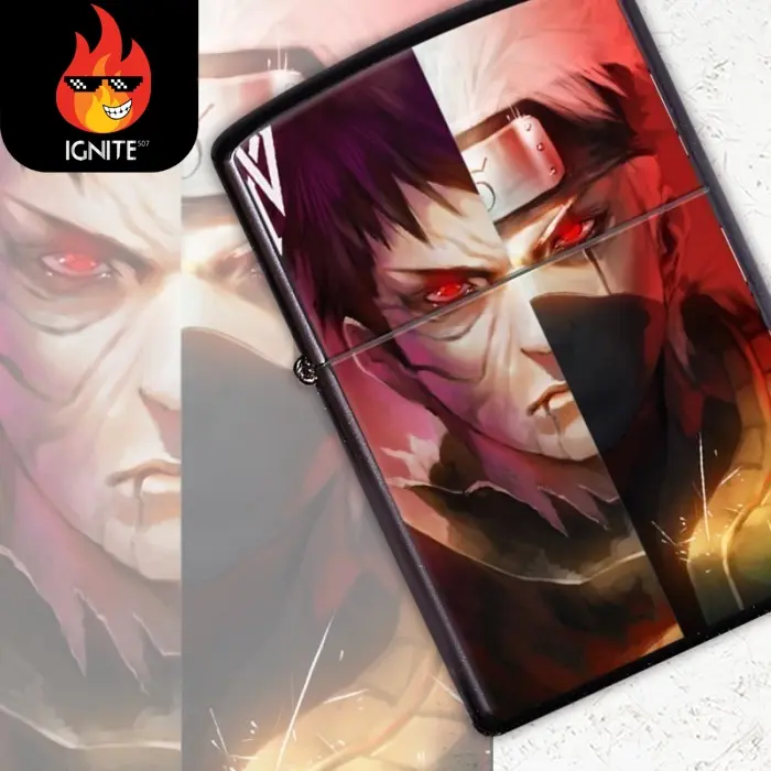 Encendedor de Kakashi vs Obito, colección Naruto
