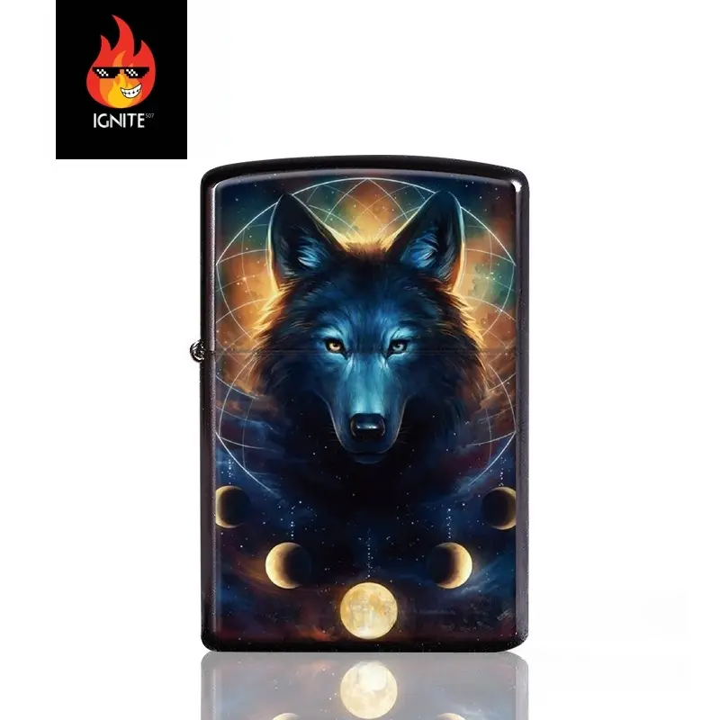 Encendedor de Lobo galáctico, colección Animales