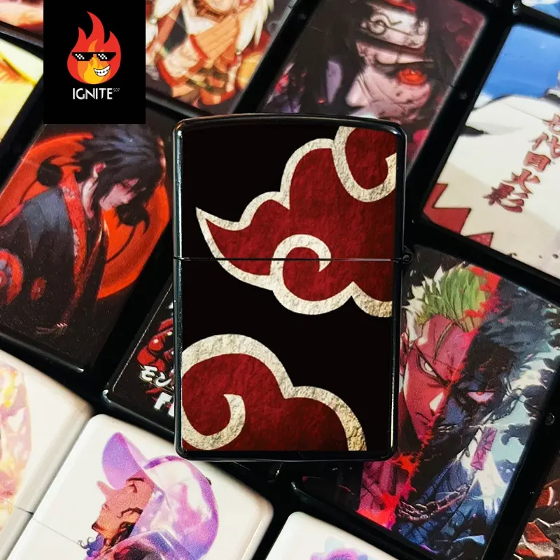 Encendedor de Nubes Rojas de Akatsuki, colección Naruto